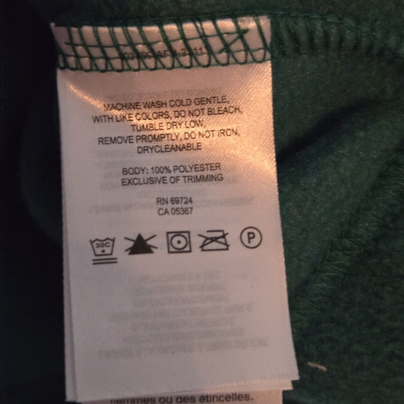 Columbia Women's Teal Green Fleece Jacket, PLUS sized 1X - Picture 7 of 7